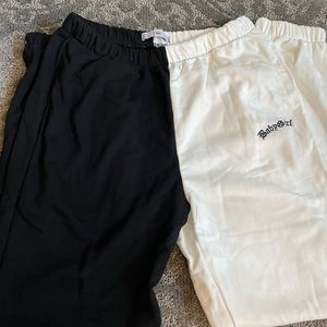 Brand new Adika with tags sweatpants. Black and white size women’s large